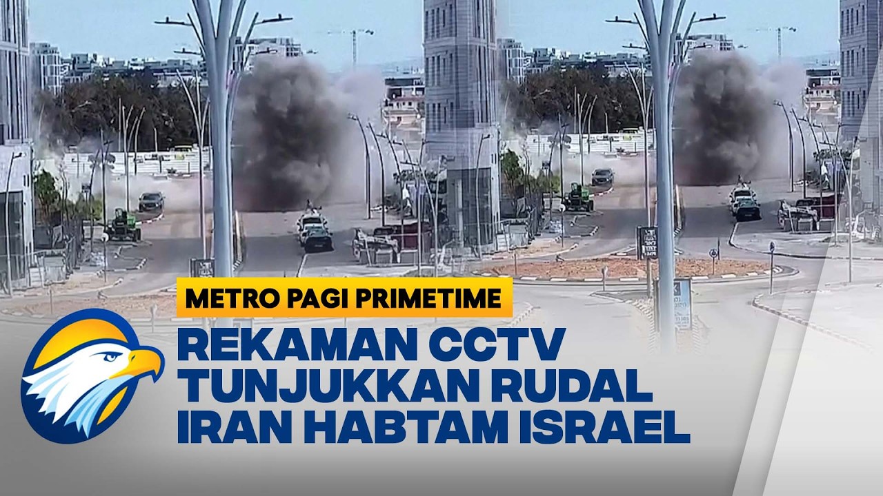 Detik-Detik Rudal Iran Hantam Jantung Wilayah Israel - [Metro Pagi Primetime]