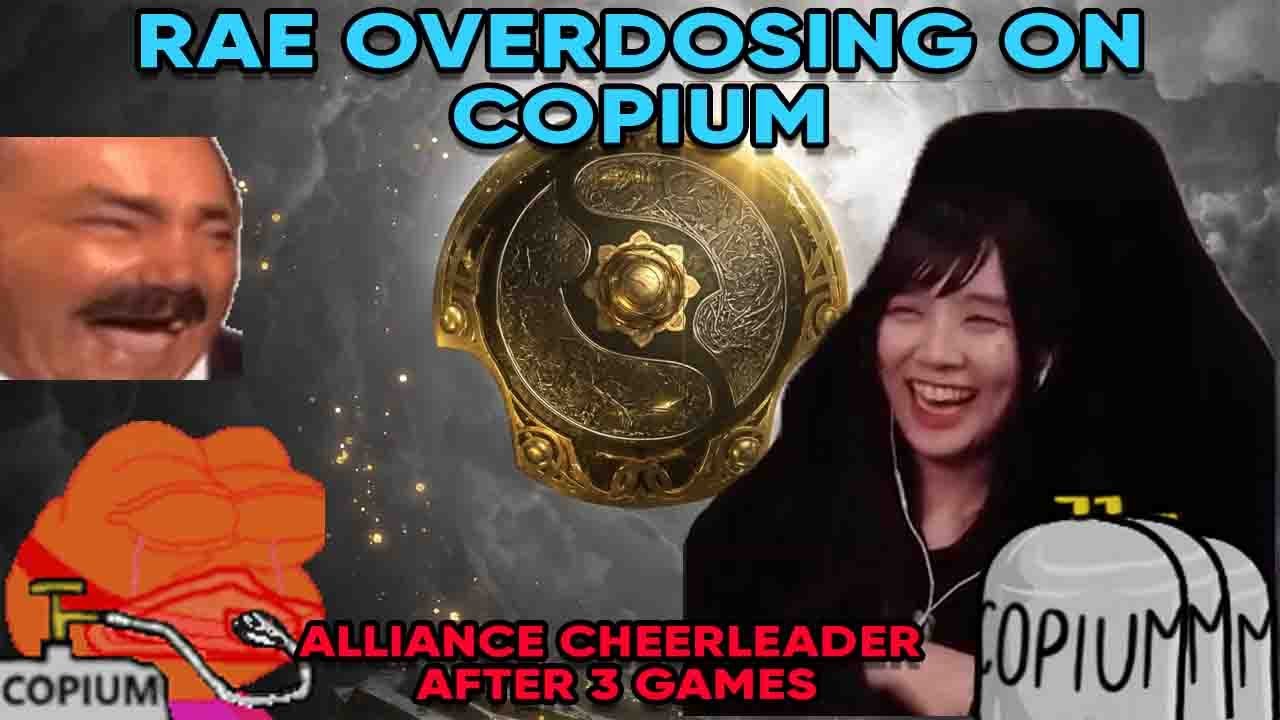 Rae Overdosing On Copium Watching Alliance at TI