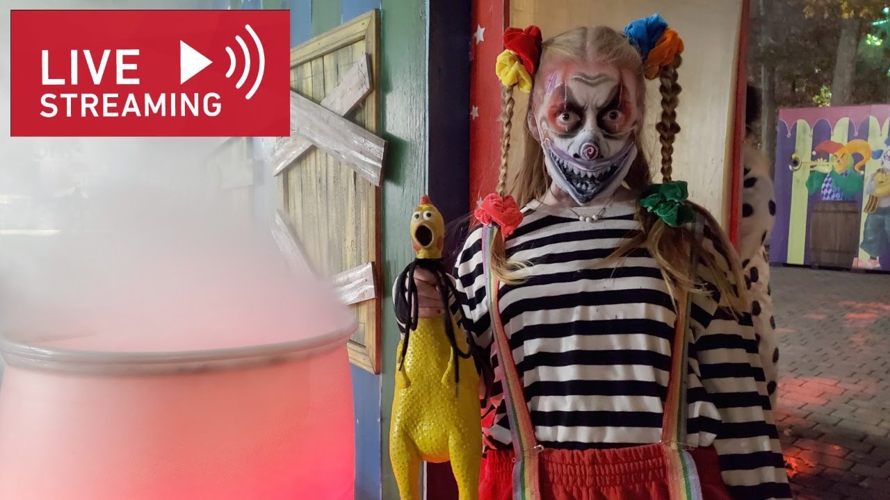 Six Flags Great Adventure HallowFest Live Stream! 10-30-20
