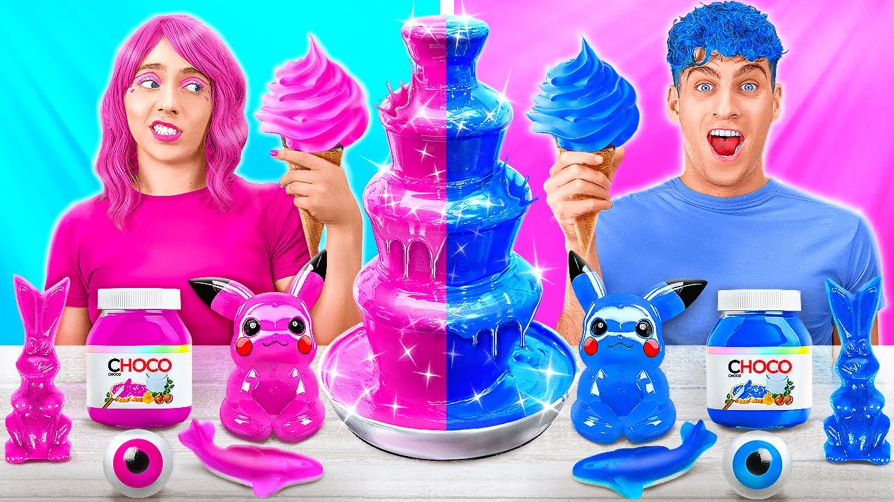 🌈MANGER DES ALIMENTS D'UNE SEULE COULEUR PENDANT 24 HEURES 🤯🍽️ Surprises Alimentaires Inattendues