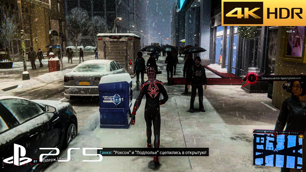 MARVEL Человек-Паук: Майлз Моралес - PS5 Gameplay  [4K 60FPS]
