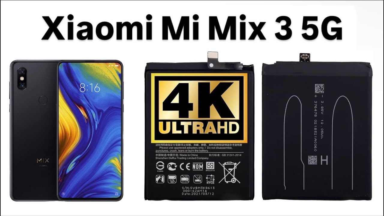 Xiaomi Mi Mix 3 5G Battery Replacement (M1810E5GG)