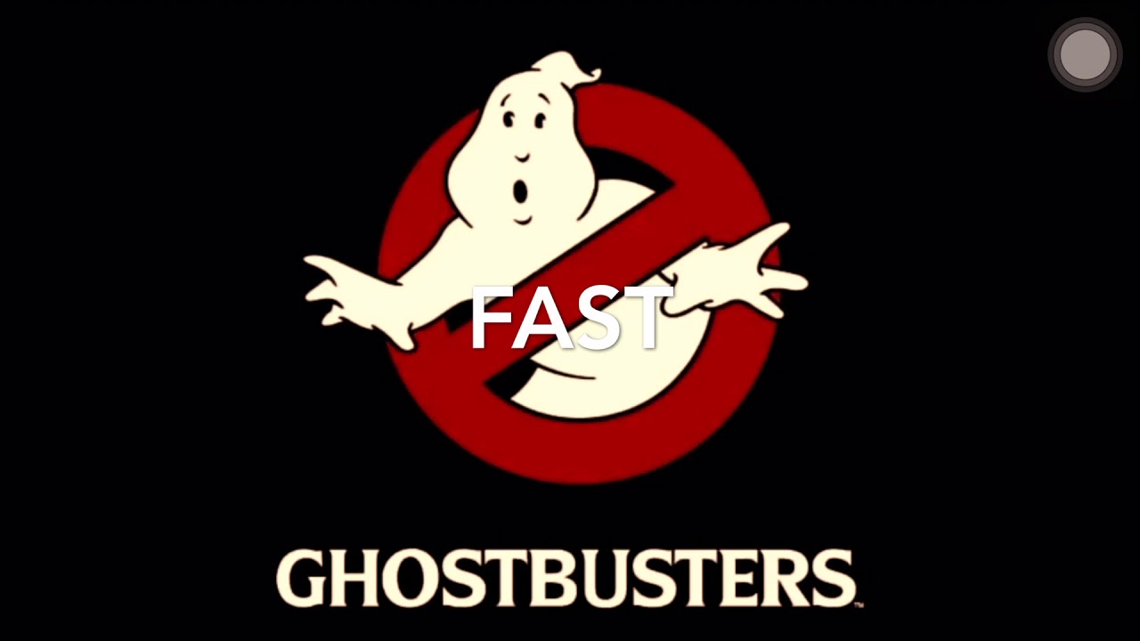 GHOSTBUSTERS THEME SPED UP AND SLOWED DOWN!!!