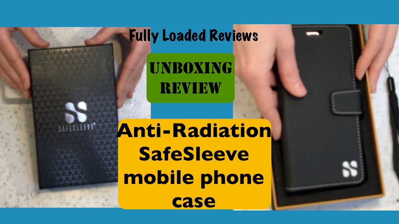 Anti Radiation SafeSleeve phone case unboxing Review 2019 protects against EMF radiation.