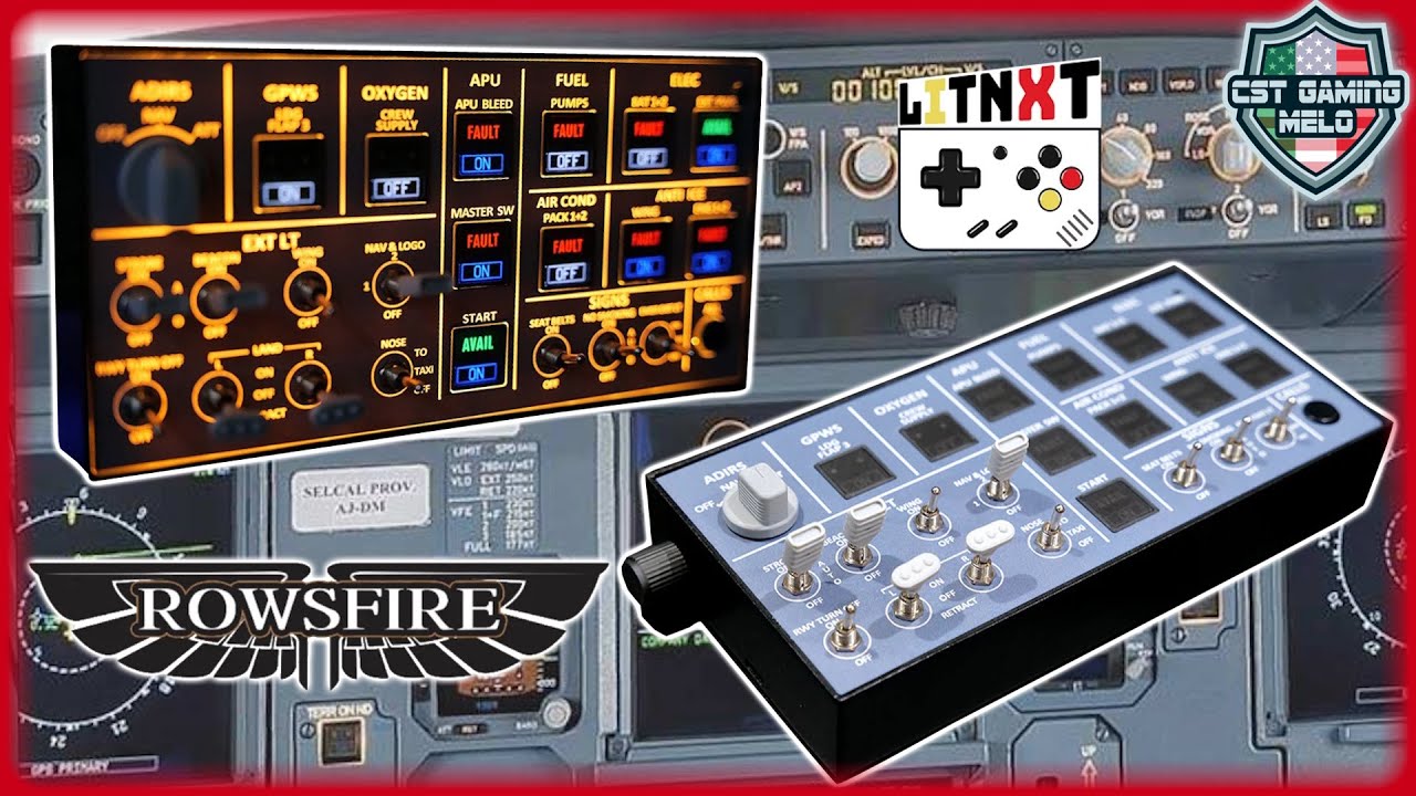Airbus A32X Overhead Panel!🔥RowsFire A106 Pro V2.0 – Unboxing, Review & Test | MSFS 2020/2024