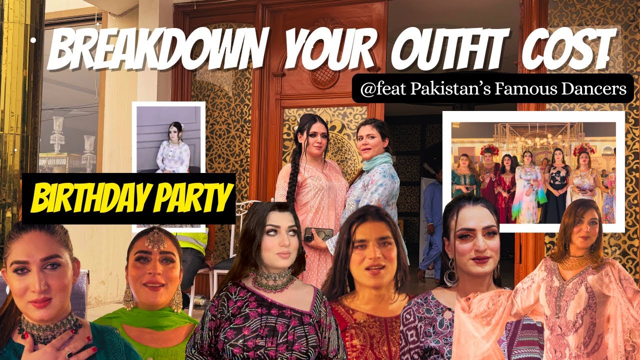 BREAKDOWN YOUR OUTFIT COST @feat Pakistan's famous Dancing Stars