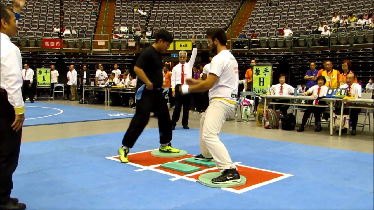Taichi World Championship in Taiwan 2016 Tuishou fixed step