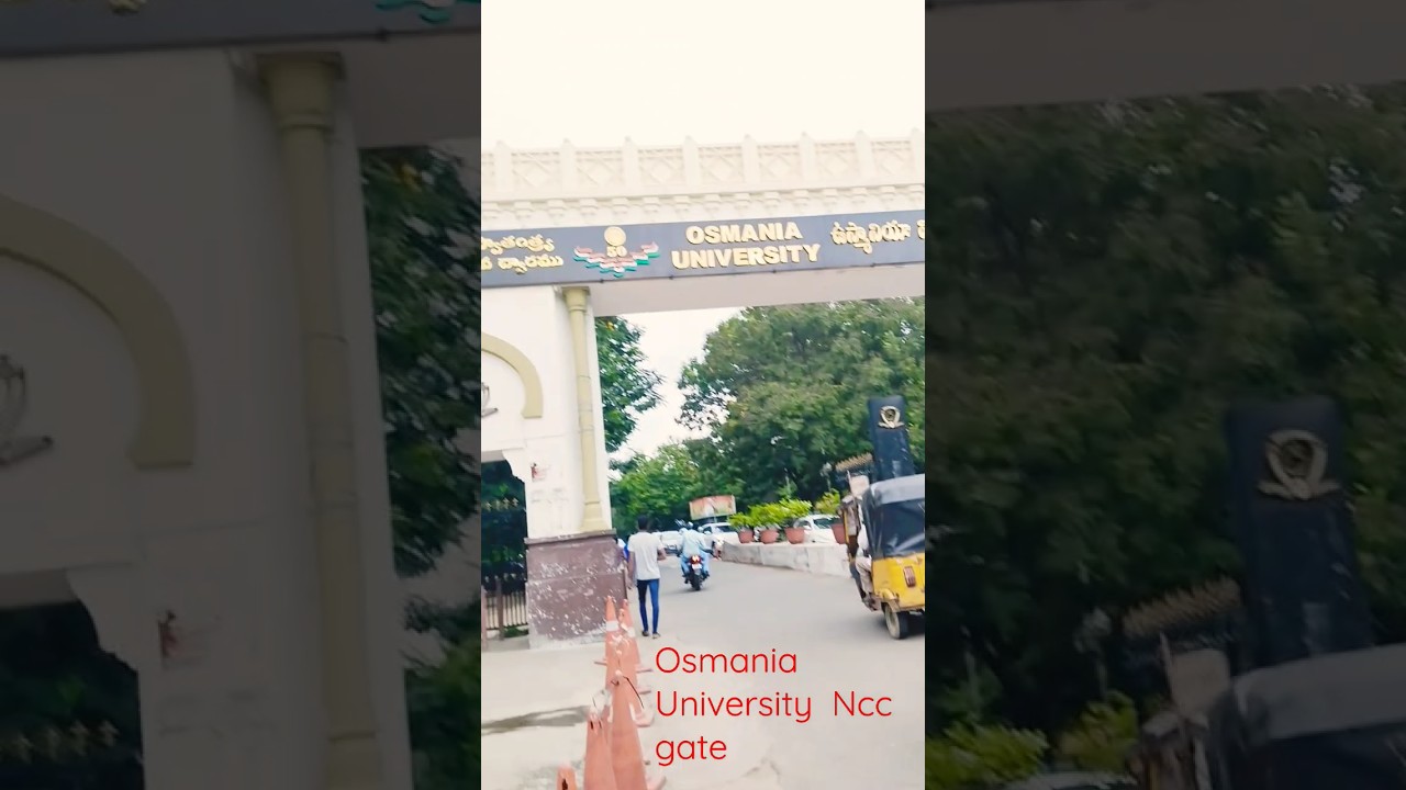 osmania University NCC gate entrance### trending video 👌👌💪💪2023 ekkada study library vunttadi