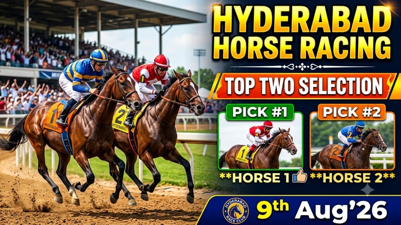 Hyderabad Racing |Top Two Selection  For 09-08-2026 🏇🔥#hyderabadracetips