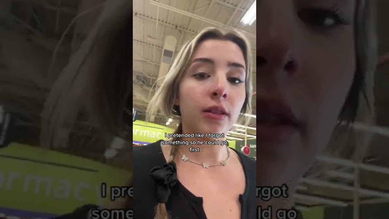 За мной следили в продуктовом магазине.