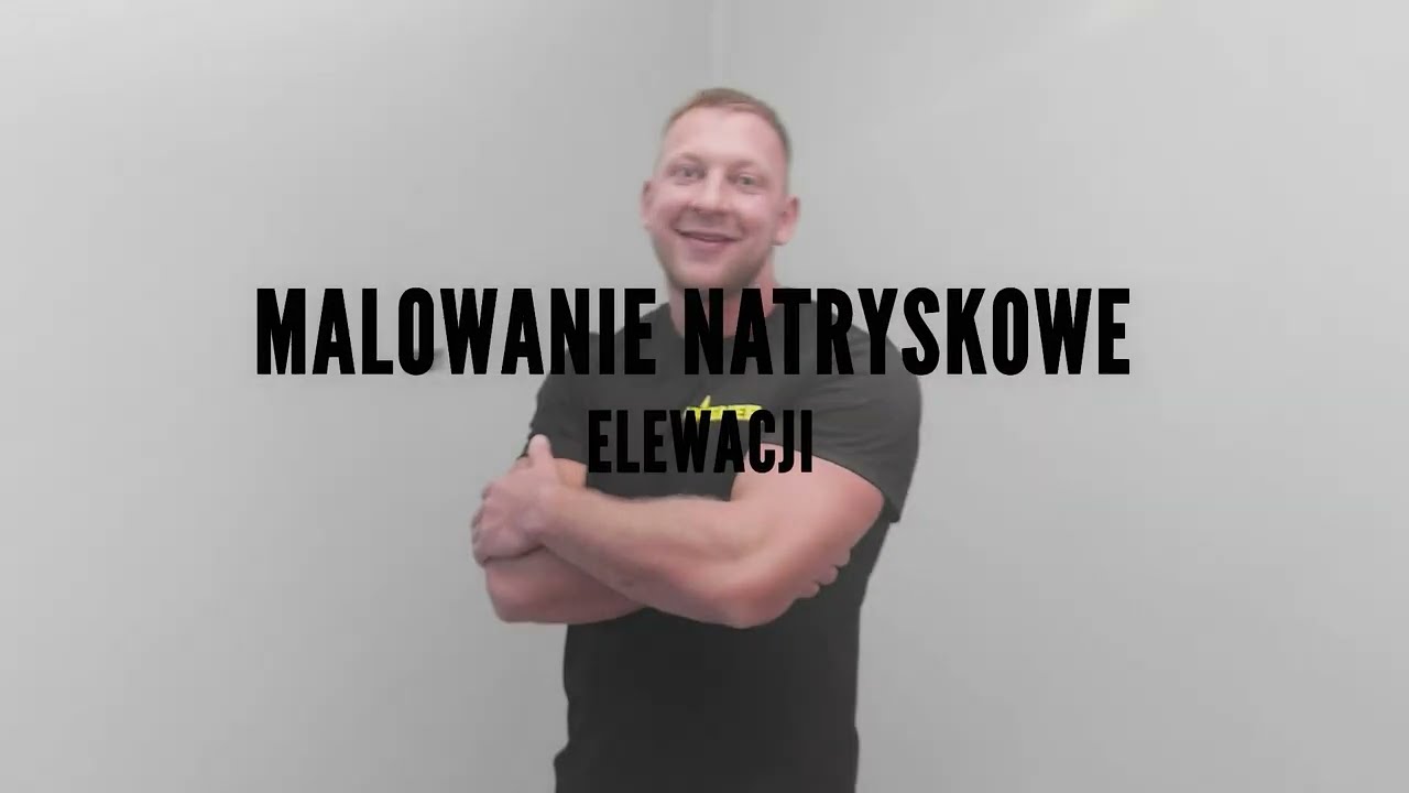 Natryskowe malowanie elewacji