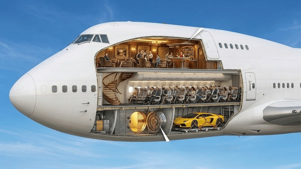 Факты о Boeing 747, которые вас удивят.