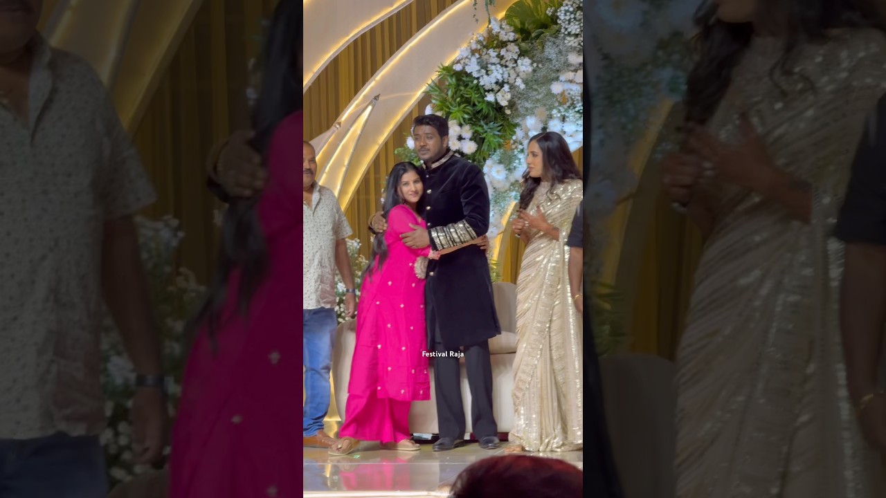 Singer Mangli Attended Singer Rahul Sipligunj Wedding Reception 