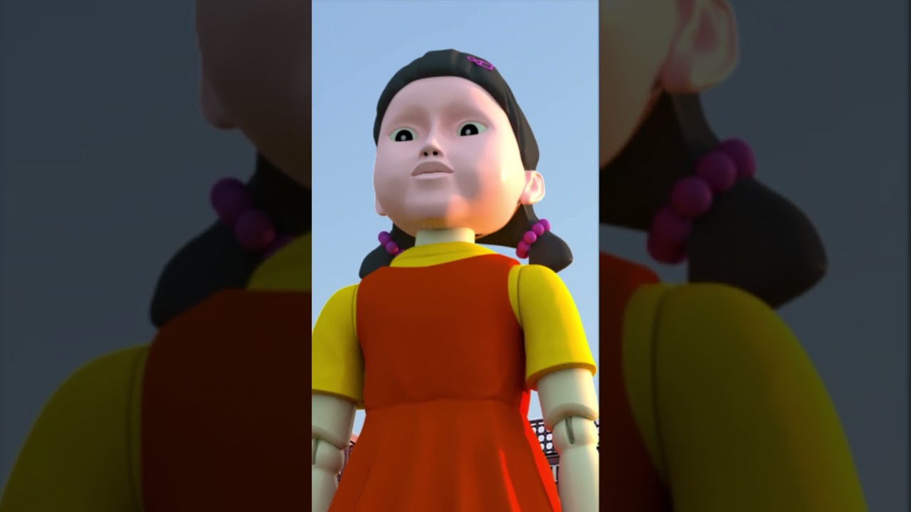 Squid game CGI video at jamia millia islamia gate #cgi #cginstagramvideo #cgiads #3danimation #vfx