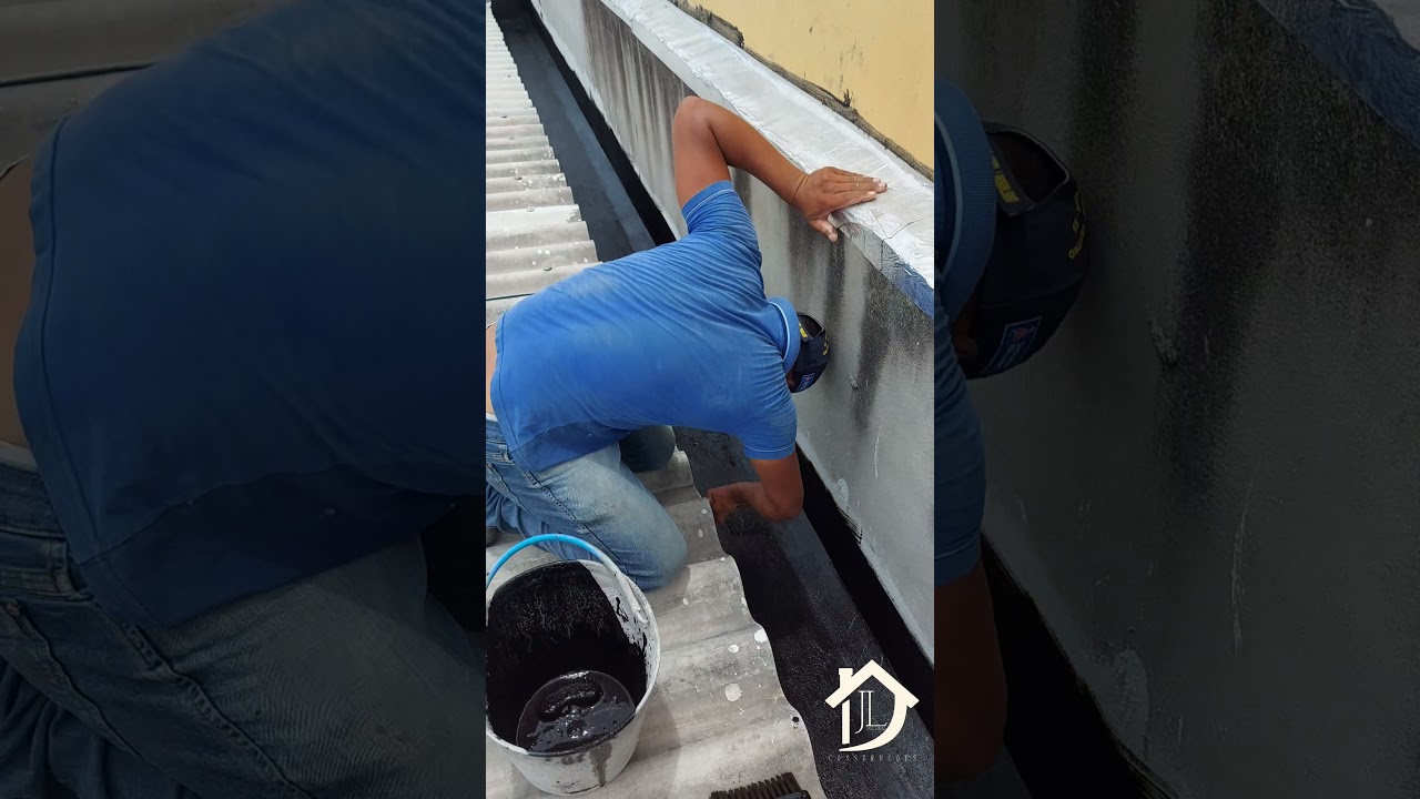 Como fazer uma calha de cimento?E como fazer uma impermeabilização adequada😉🙌