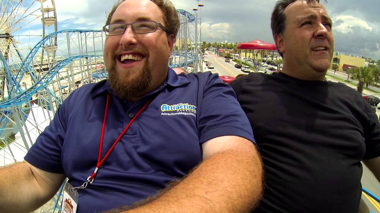 Ride the Sand Blaster at Daytona Beach with Show host Banks and Robb from Theme Park Review