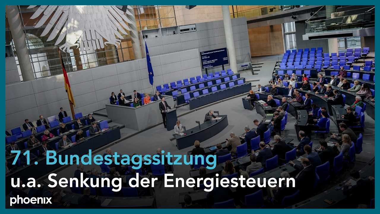 Bundestag LIVE | Teil I : u.a. Senkung der Energiesteuern & Klimaschutzma&szlig;nahmen | 16.04.2026