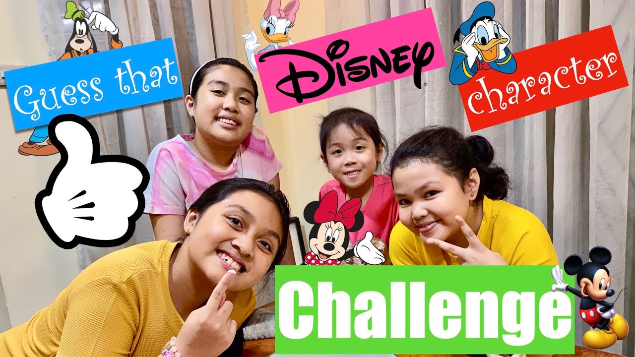 Guess that Disney character challenge!