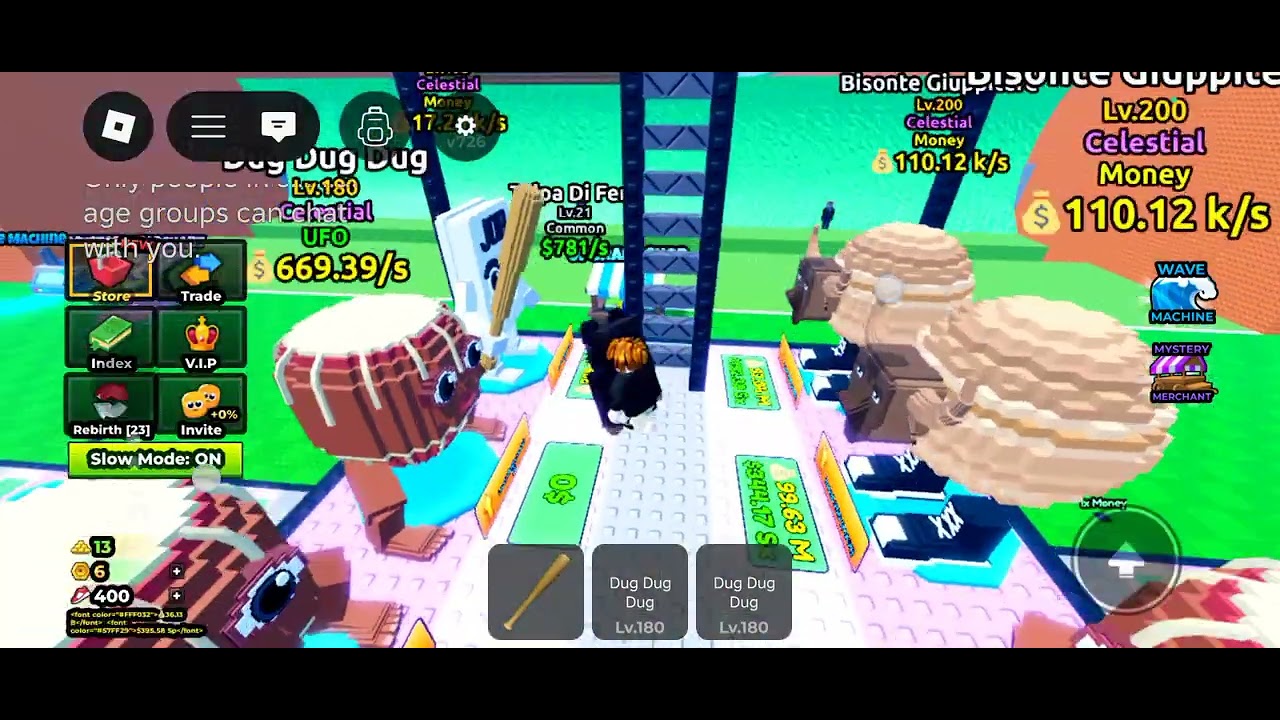 Playing escape tsunami for brainrot #roblox #video 