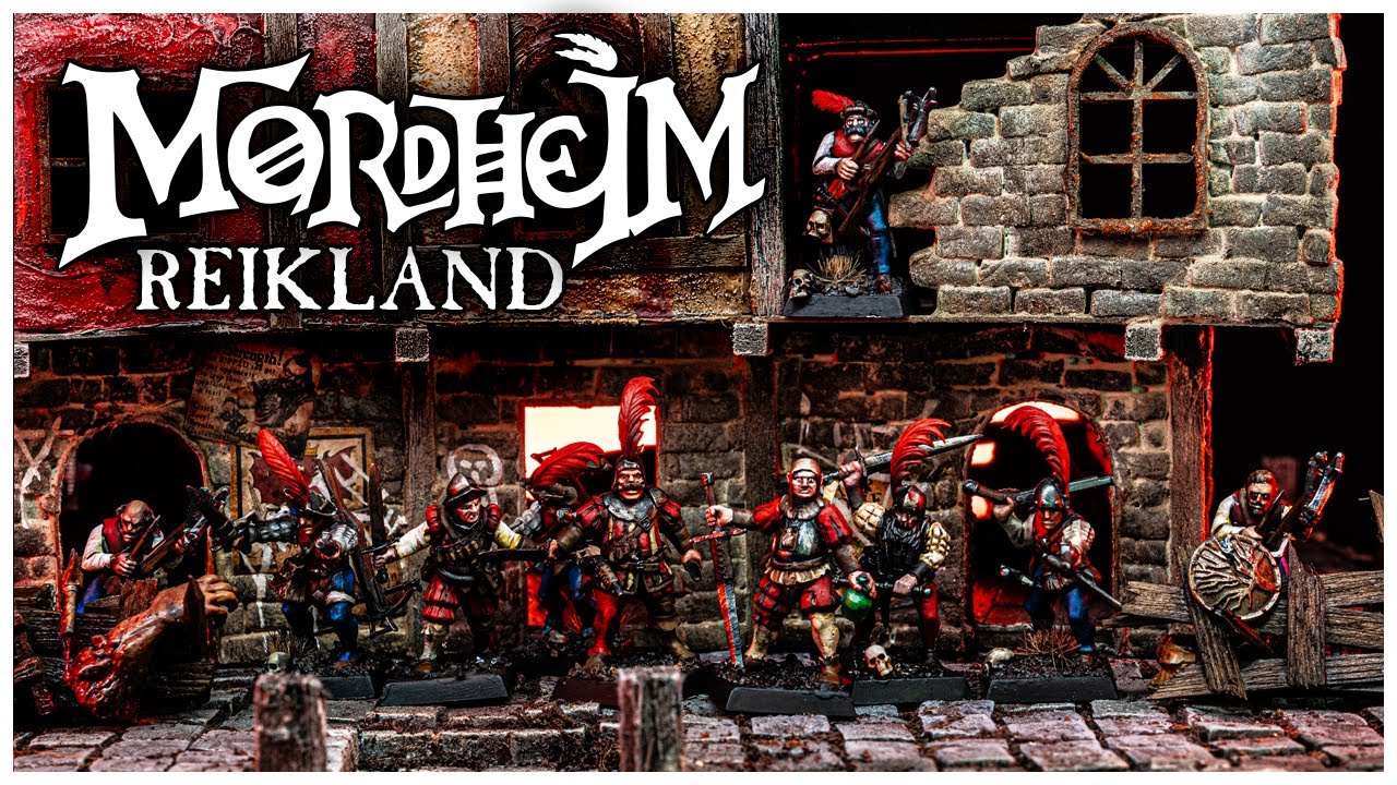 Наемники-люди Reikland Warband в Мордхейме Old World Warhammer!