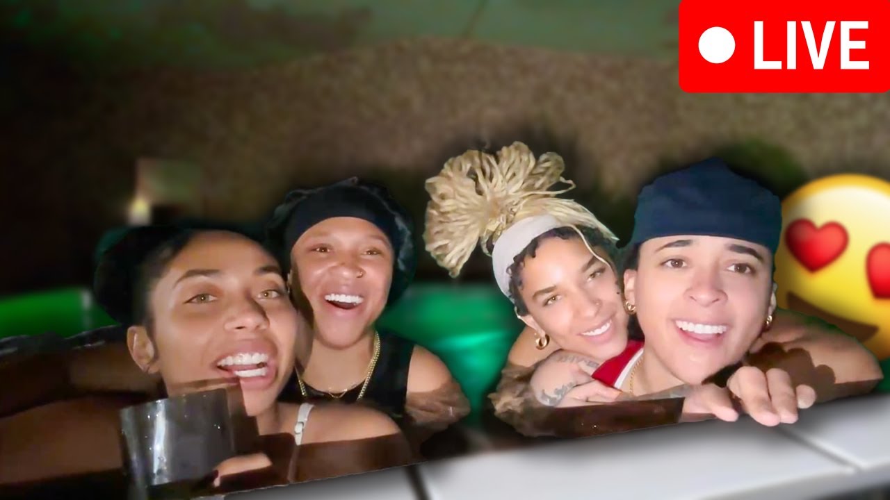 Things get Spicy in the Hot Tub LIVE! 