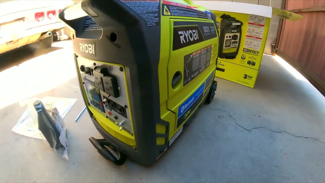 Ryobi 2300 Generator Unboxing