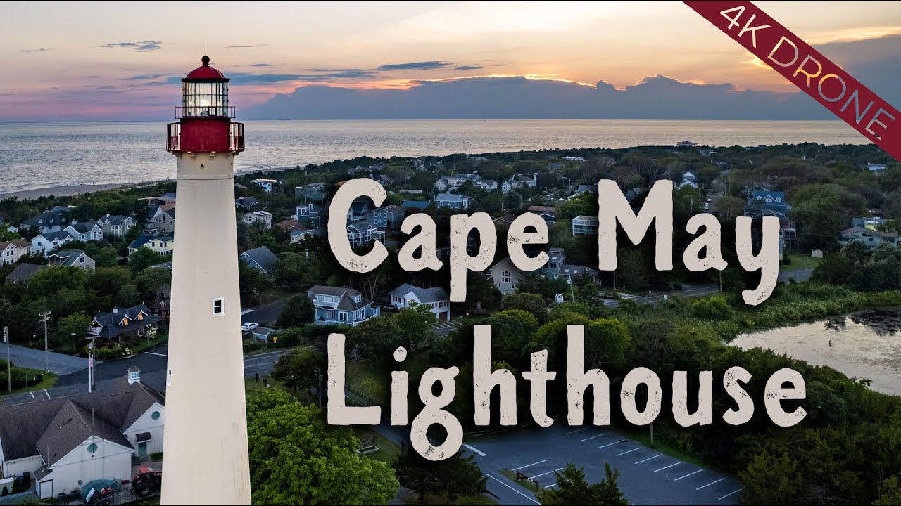 Cape May Lighthouse 4K Drone