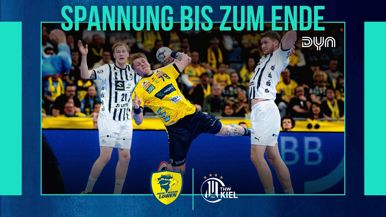 Highlights: Rhein-Neckar Löwen - THW Kiel (Saison 2025/26) DAIKIN HBL | Dyn Handball