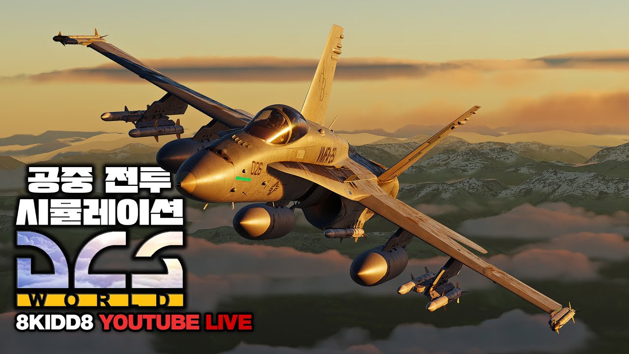 공중 전투 시뮬레이션🦅DCS 2.9🦅QHD 60FPS