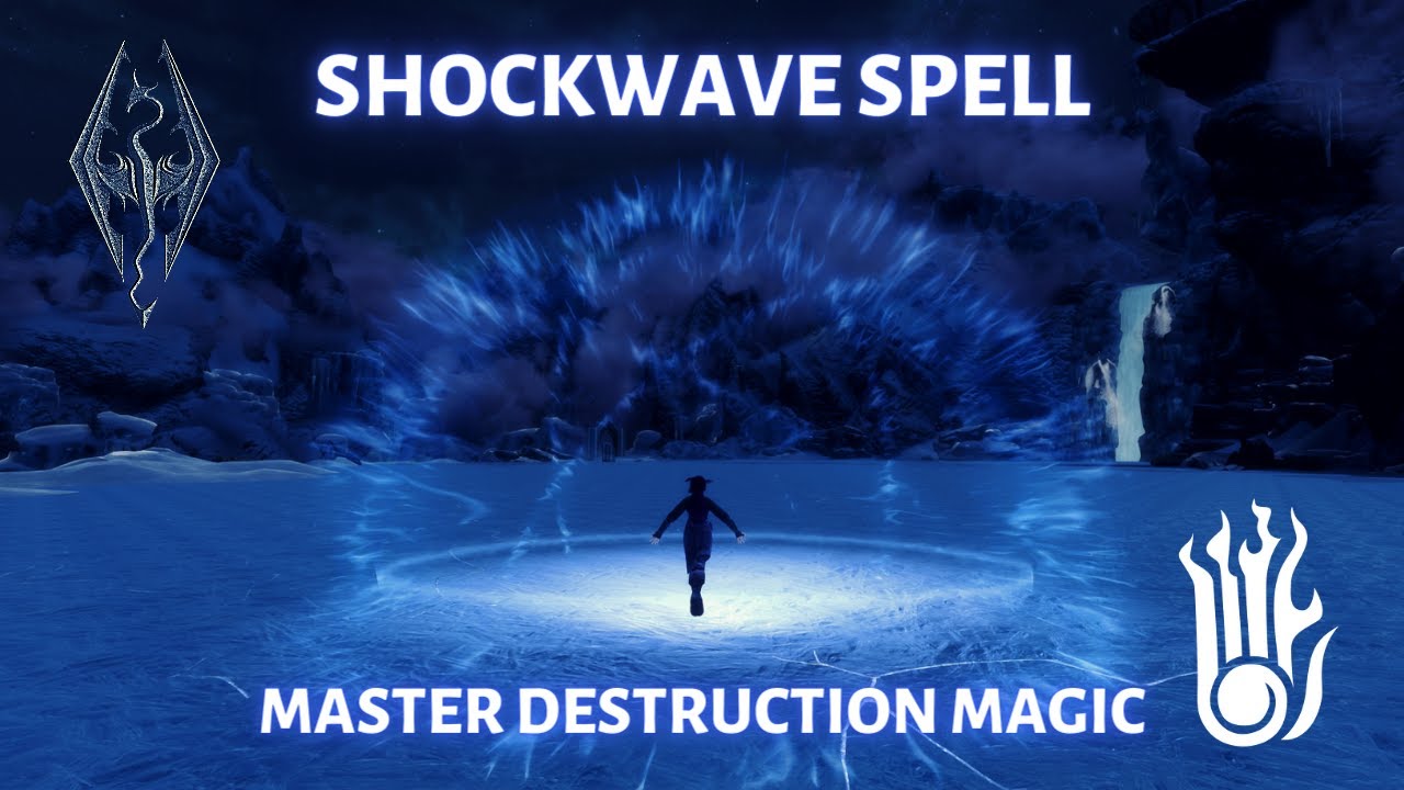 [Skyrim SE] Shockwave Spell | Showcase - Electra and Chaotic Magic
