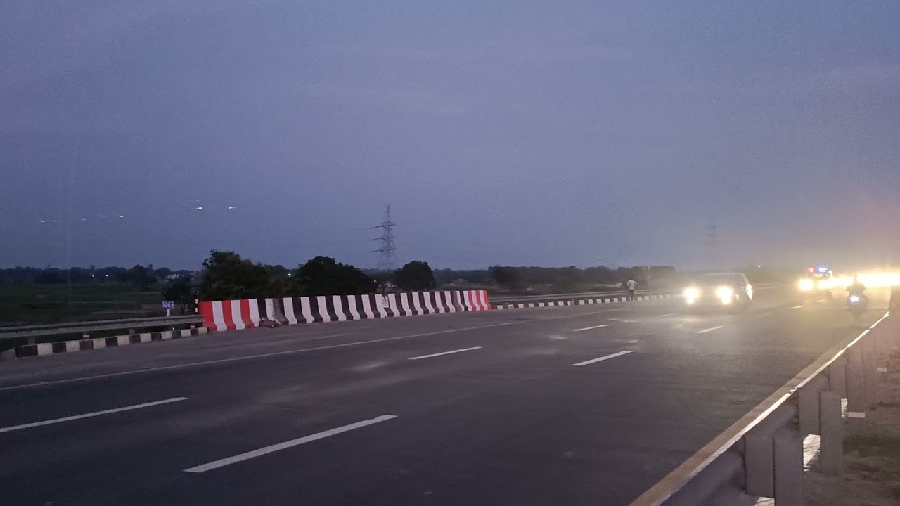 Purvanchal Expressway pkg-8 Trial going on 🎉💐 