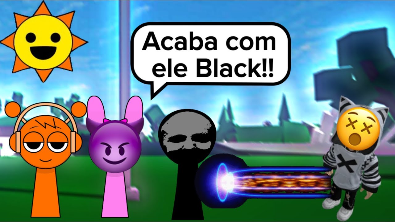 O menino que foi parar dentro do jogo do Sprunki e se deu mal - História Roblox