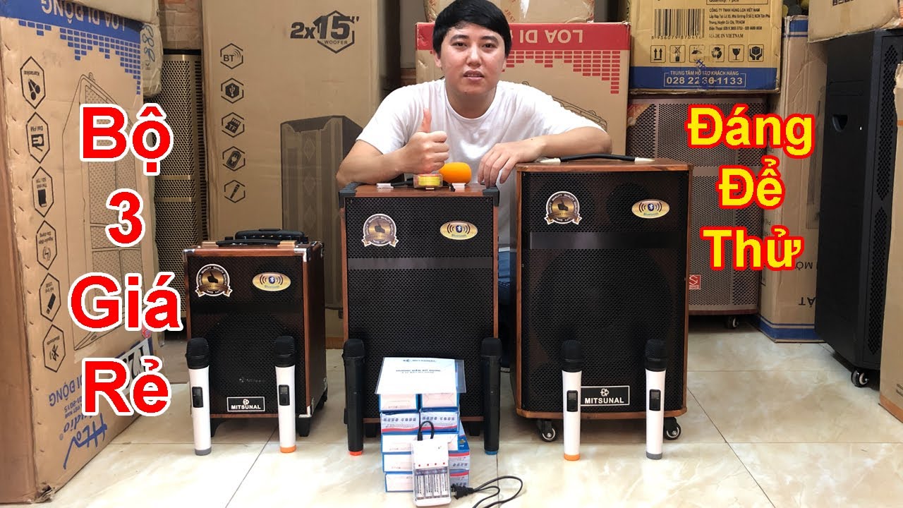 Bộ 3 loa k&eacute;o vỏ gỗ gi&aacute; rẻ đ&aacute;ng mua nhất hiện nay M8, M34, T1209