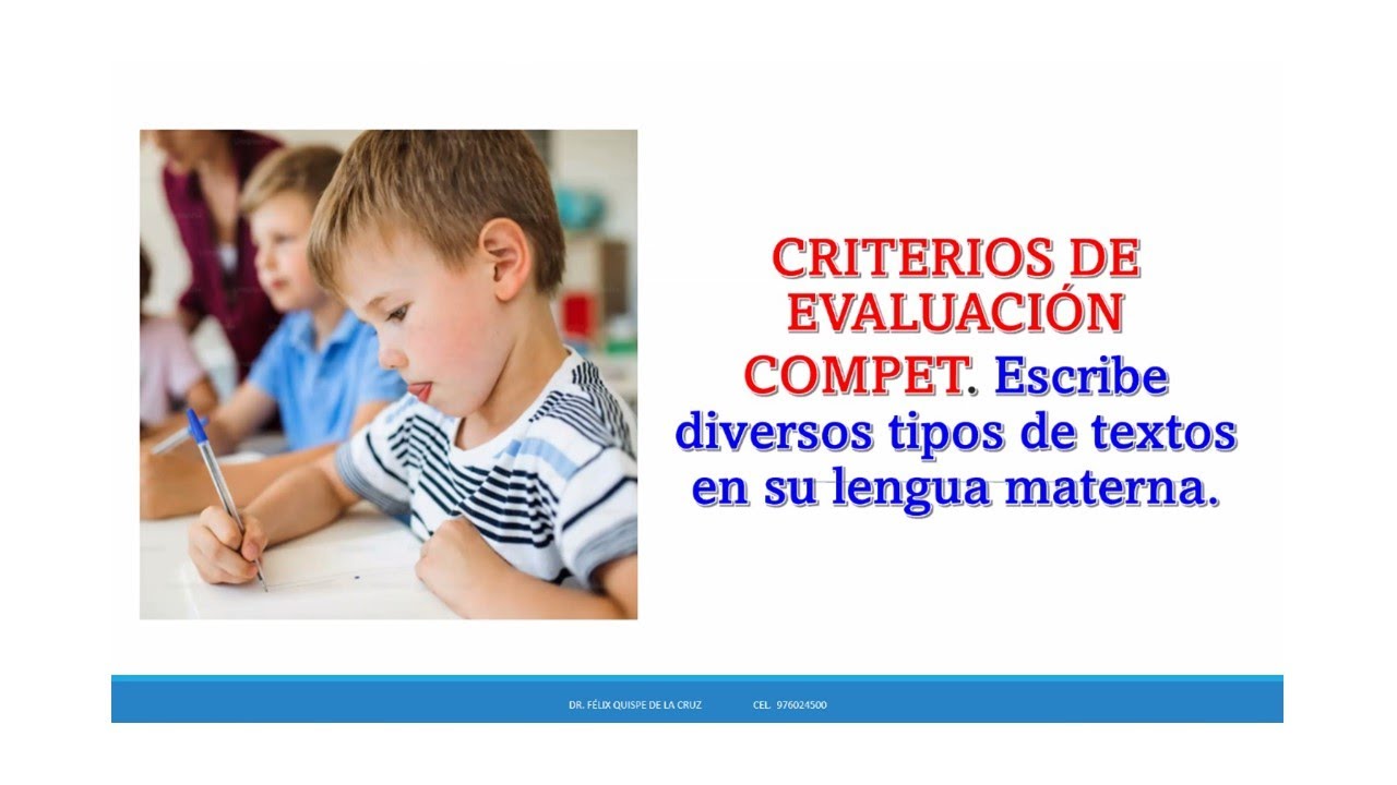 Cómo formular conclusiones descriptivas y criterios de evaluación - parte 1