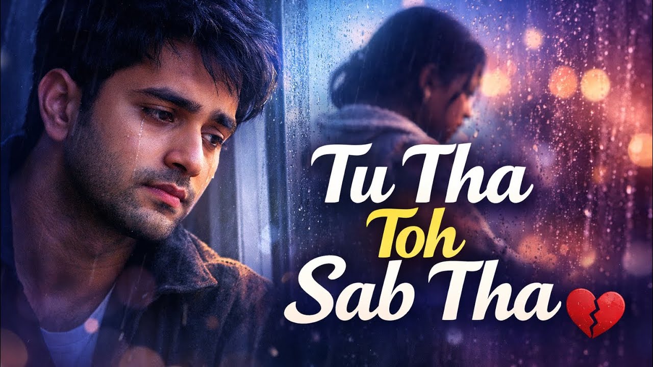Tu Tha Toh Sab Tha 💔 | Heart Touching Sad Song | Emotional Hindi Lyrics Video