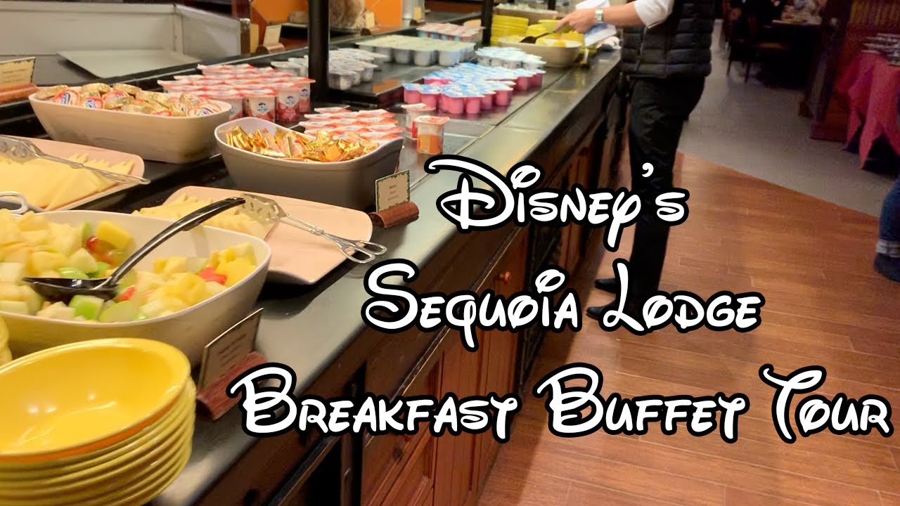Disney's Sequoia Lodge Hotel - Buffet Breakfast Walkaround Tour | Daily Upload December