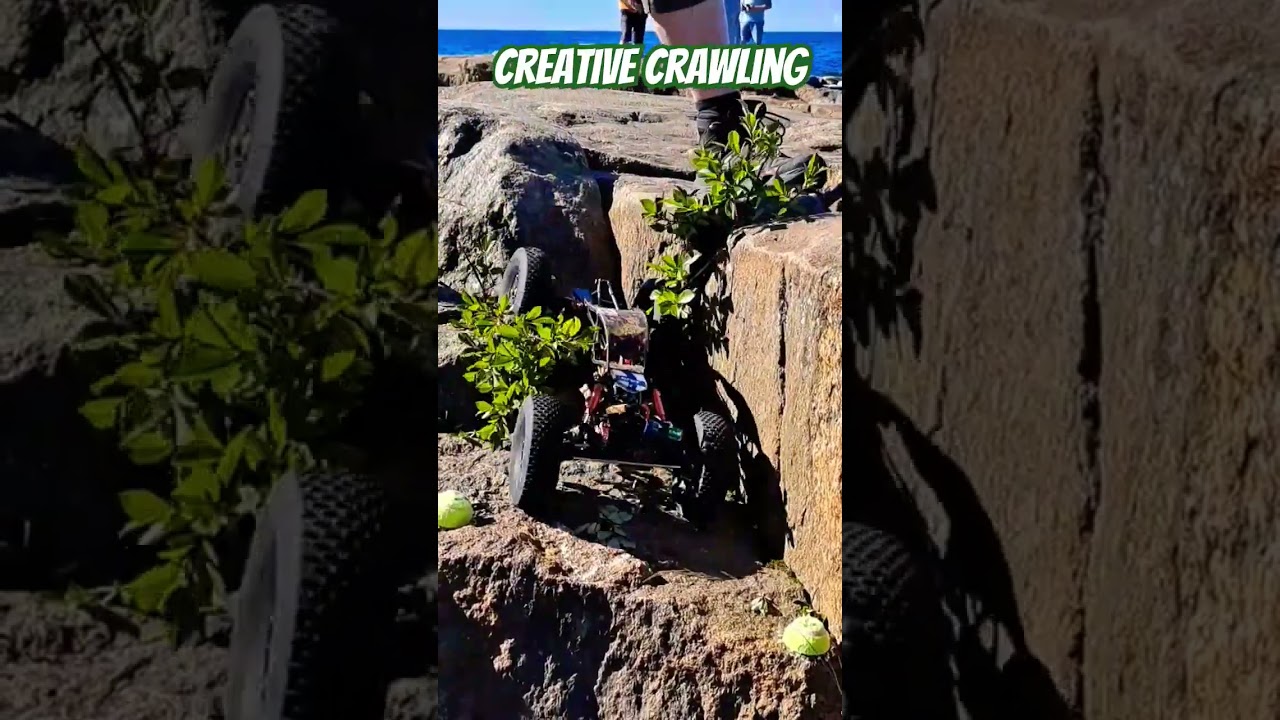 CREATIVE PRO CRAWLING THROUGH THE BUSHES #radiocontrol #rccrawler #offroad #rc4wd