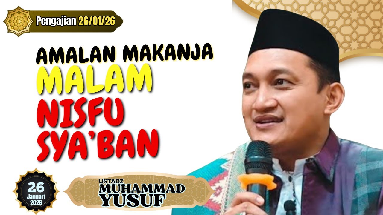 Pengajian 26/01/26 | AMALAN MALEBBI’NA NISFU SYA’BAN, Ceramah Bugis #ustadmuhammadyusuf