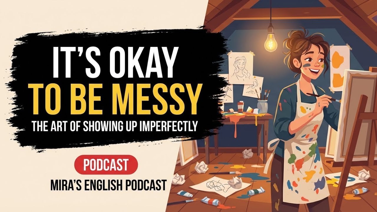 It’s Okay to Be Messy: The Art of Showing Up Imperfectly | Mira’s English Podcast