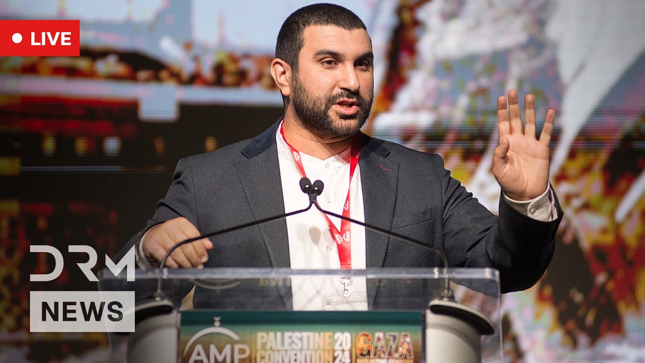 LIVE: British Pro Palestinian Commentator Sami Hamdi Speaks to Media After U.S. Detention | AC1N