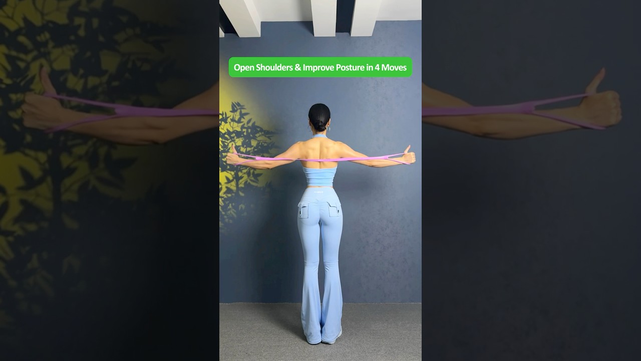 4 Simple Home Resistance Band Workouts to Open Shoulders, Correct Posture, and Sculpt Your Back and