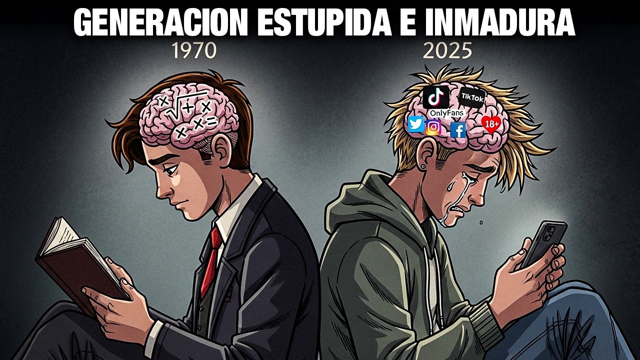 Cómo la Sociedad creó una Generación ESTÚPIDA e INMADURA