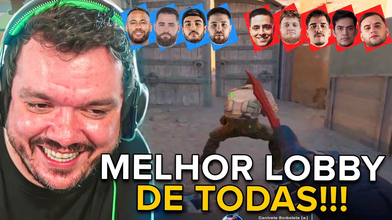 QUE ISSO FALLEN??!! SHOWMATCH TIME NEYMAR X TIME CORINGA (MAPA 1)