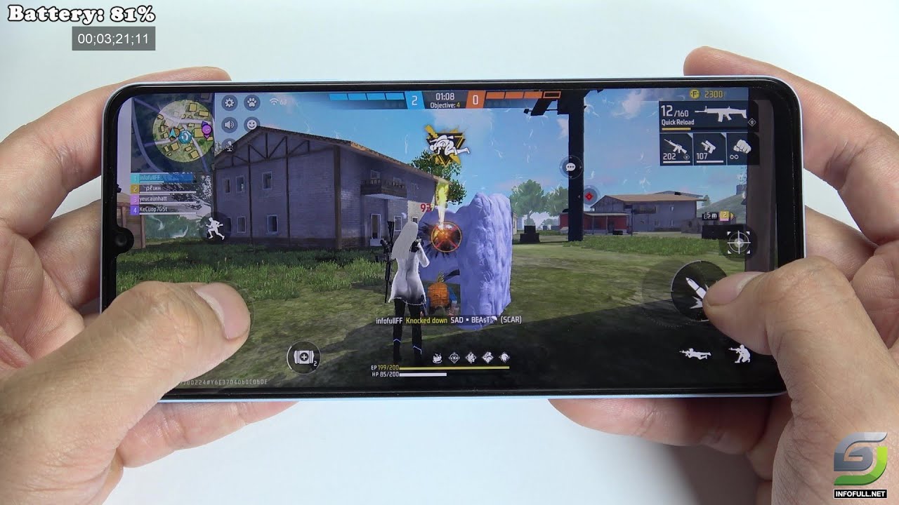 Realme Note 50 test game Free Fire | Unisoc Tiger T612