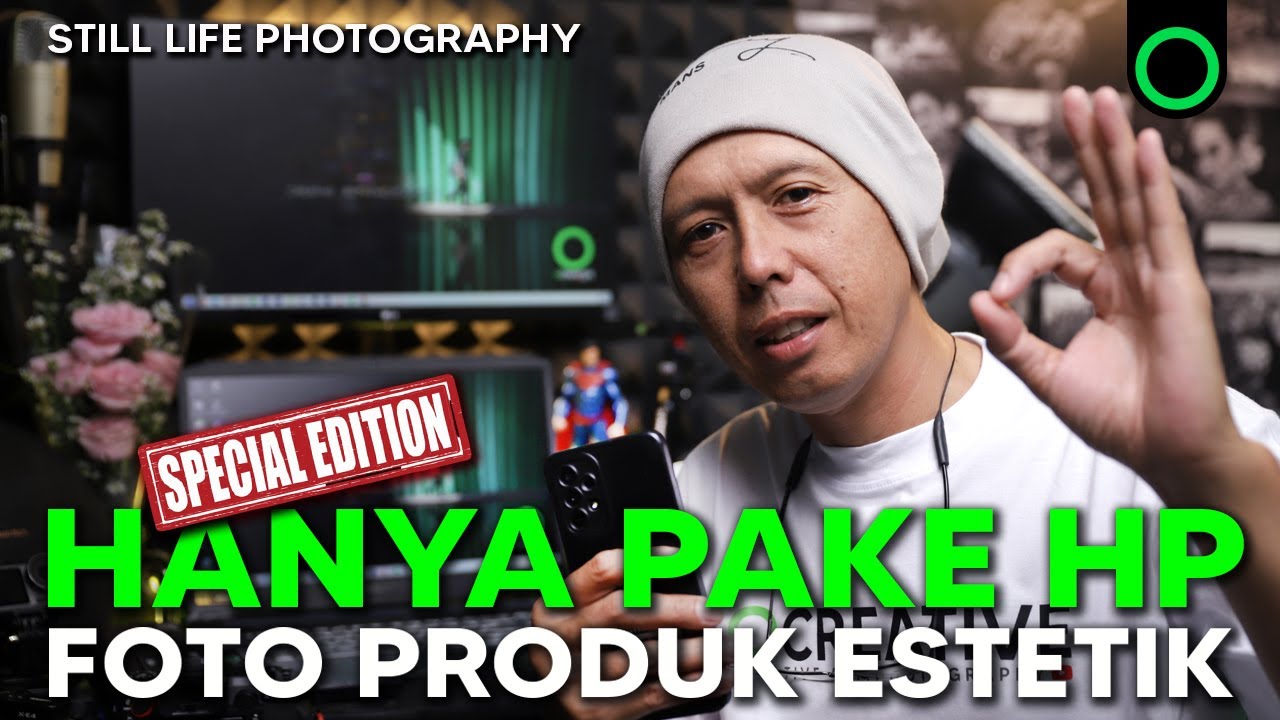 tips foto produk estetik pake hp | buku yasin | still life photography