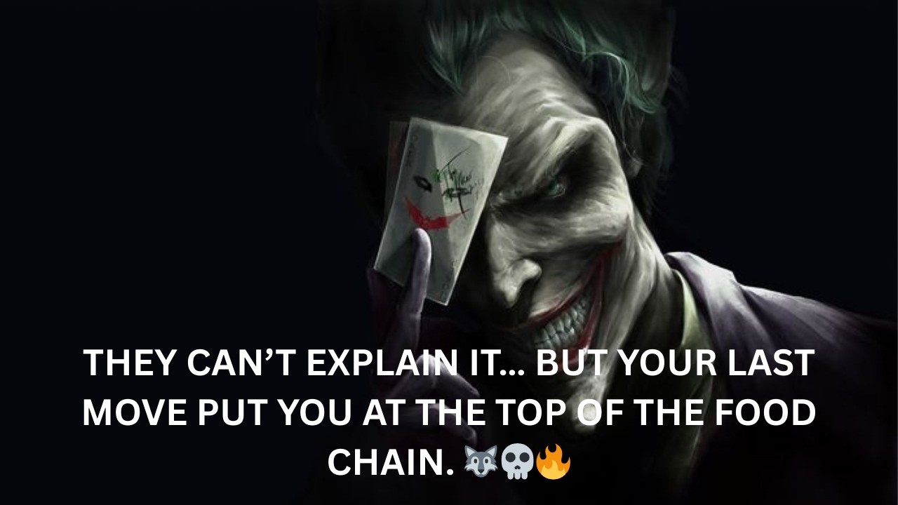 THEY CAN’T EXPLAIN IT… BUT YOUR LAST MOVE PUT YOU AT THE TOP OF THE FOOD CHAIN. 🐺💀🔥