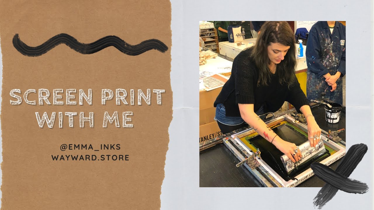 Studio Vlog - Screen Print With Me