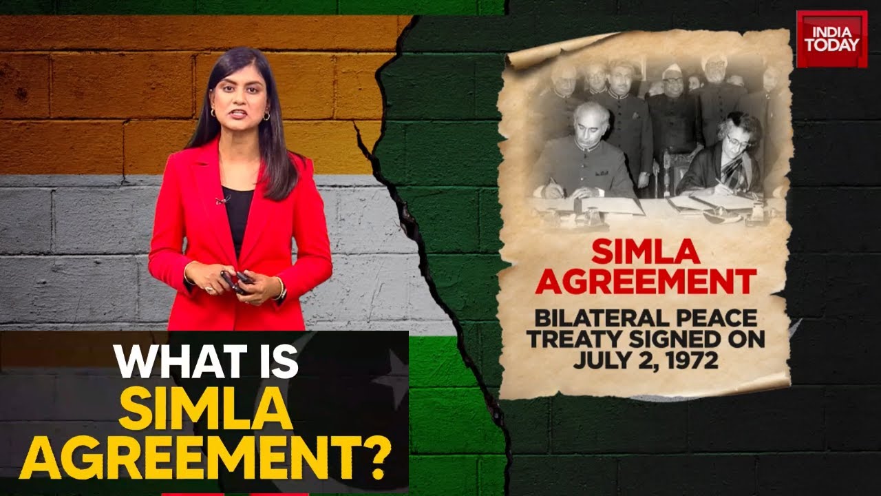 Pakistan Threatens To Suspend Simla Agreement In Response To India's Diplomatic Moves | India Today