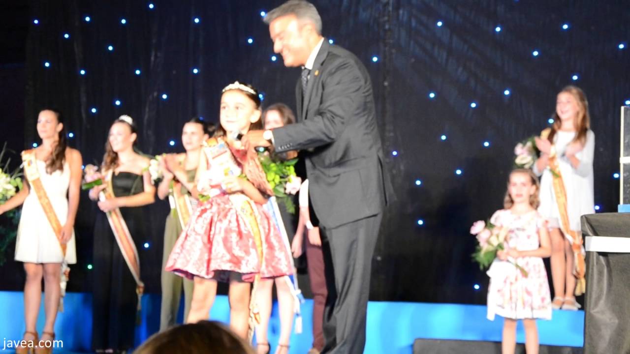 Elección Reina Infantil Fogueres Xàbia 2017