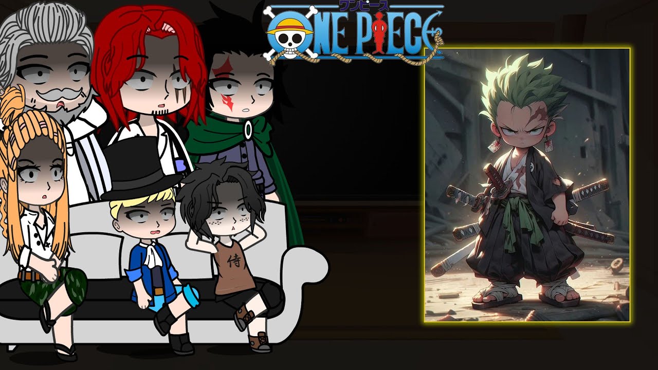 👒 Luffy Family react to Zoro | Gacha Club | One piece react 👒